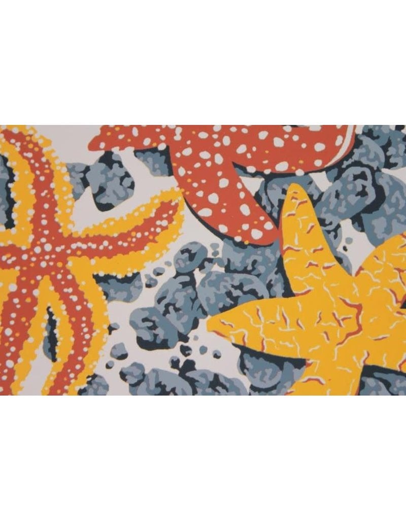 Krissie Worthman Art KW Art-Limited Edition Three Starfish