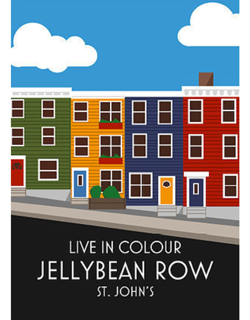 Junk Junk-Poster -Jellybean Row 12x18