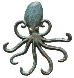 North American Country Home NACH-Ocean Octopus-Green