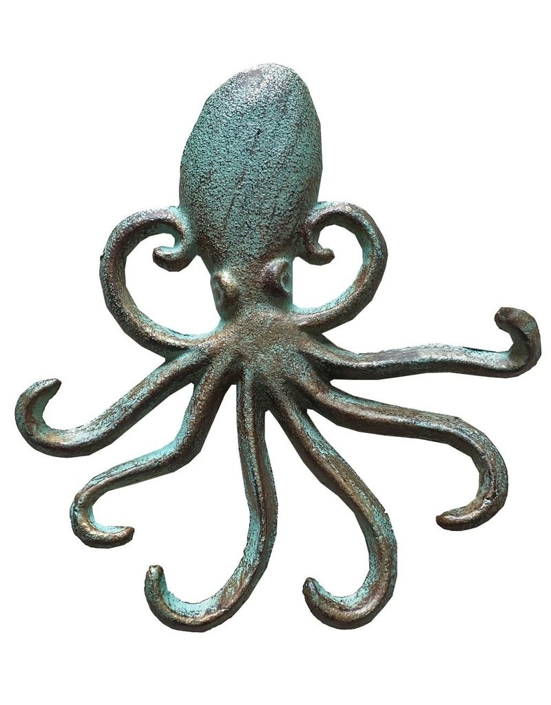 North American Country Home NACH-Ocean Octopus-Green