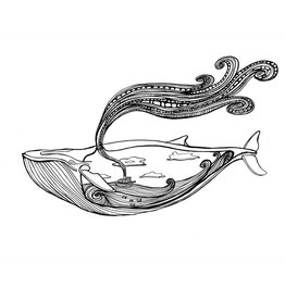 Kaila Erb Art&Illustration Kaila Erb-Whale