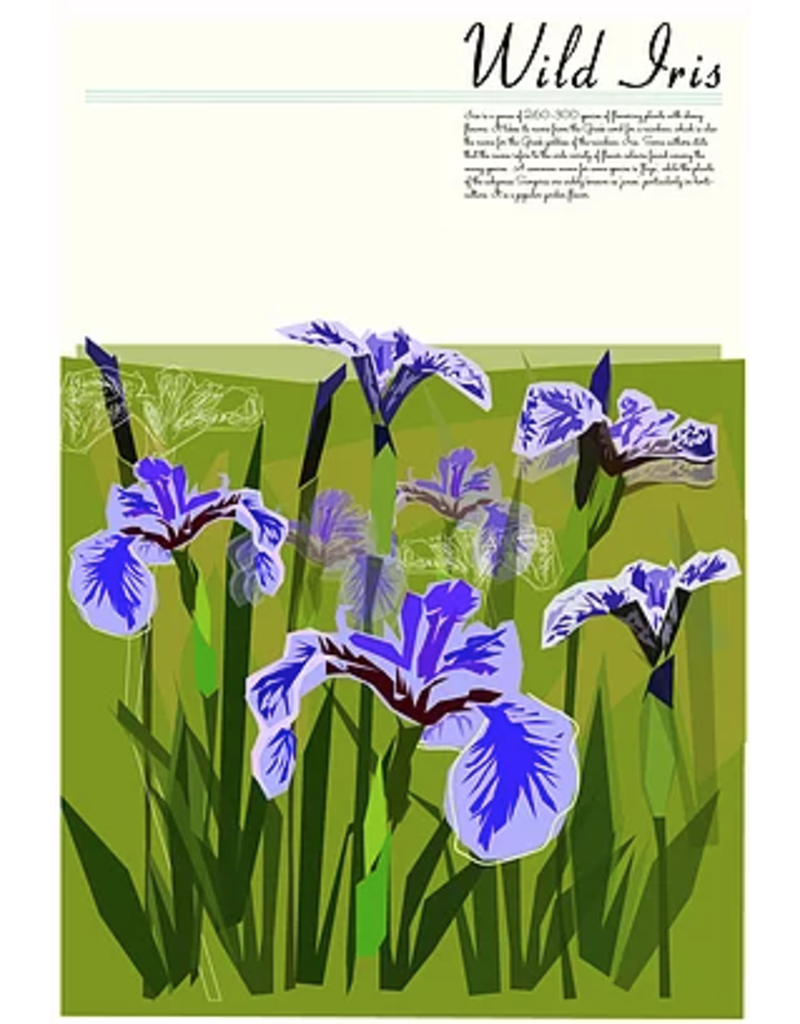 Junk Junk-Poster-Wild Iris 12x18