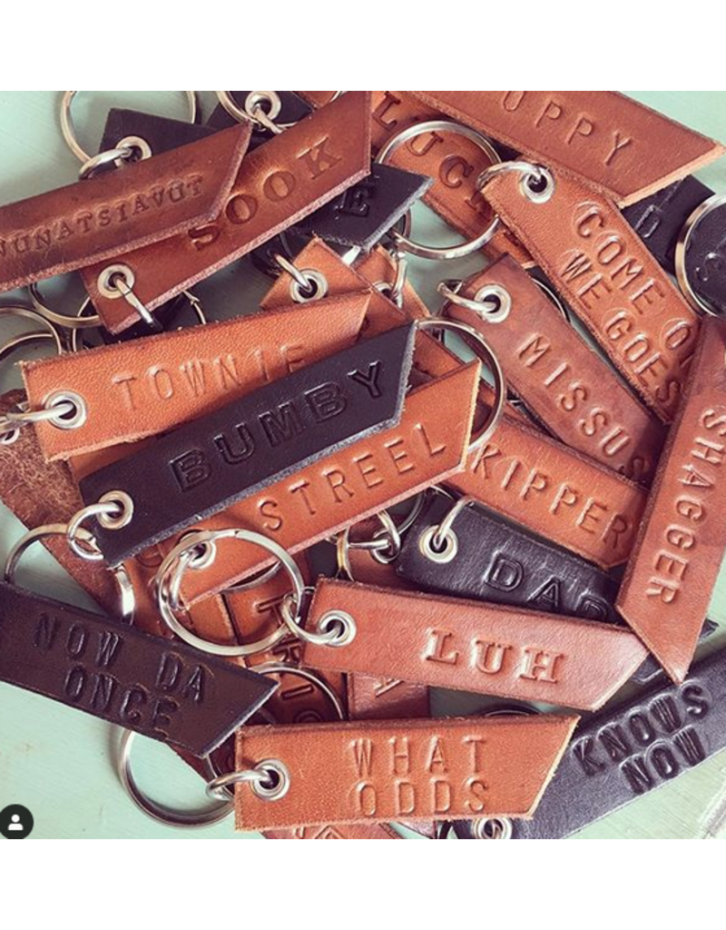 Young Blood Leather Young Blood-NL Sayings Keychain