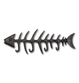 Abbott Large Fishbone Hook-Dark Brown-18"
