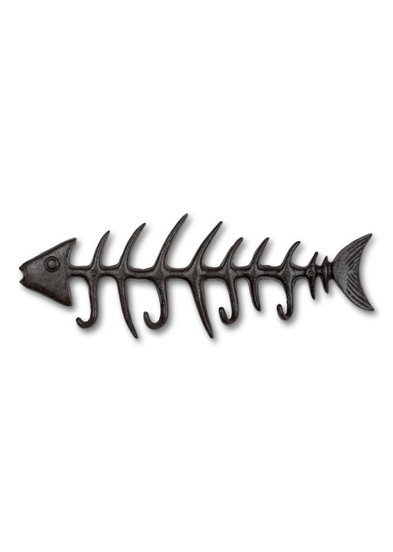 Abbott Large Fishbone Hook-Dark Brown-18"