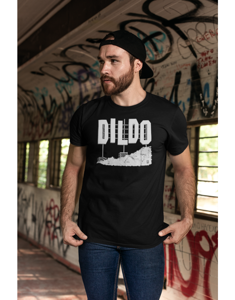 Twisted Sisters boutik Dildo T-Shirt-Black-Unisex