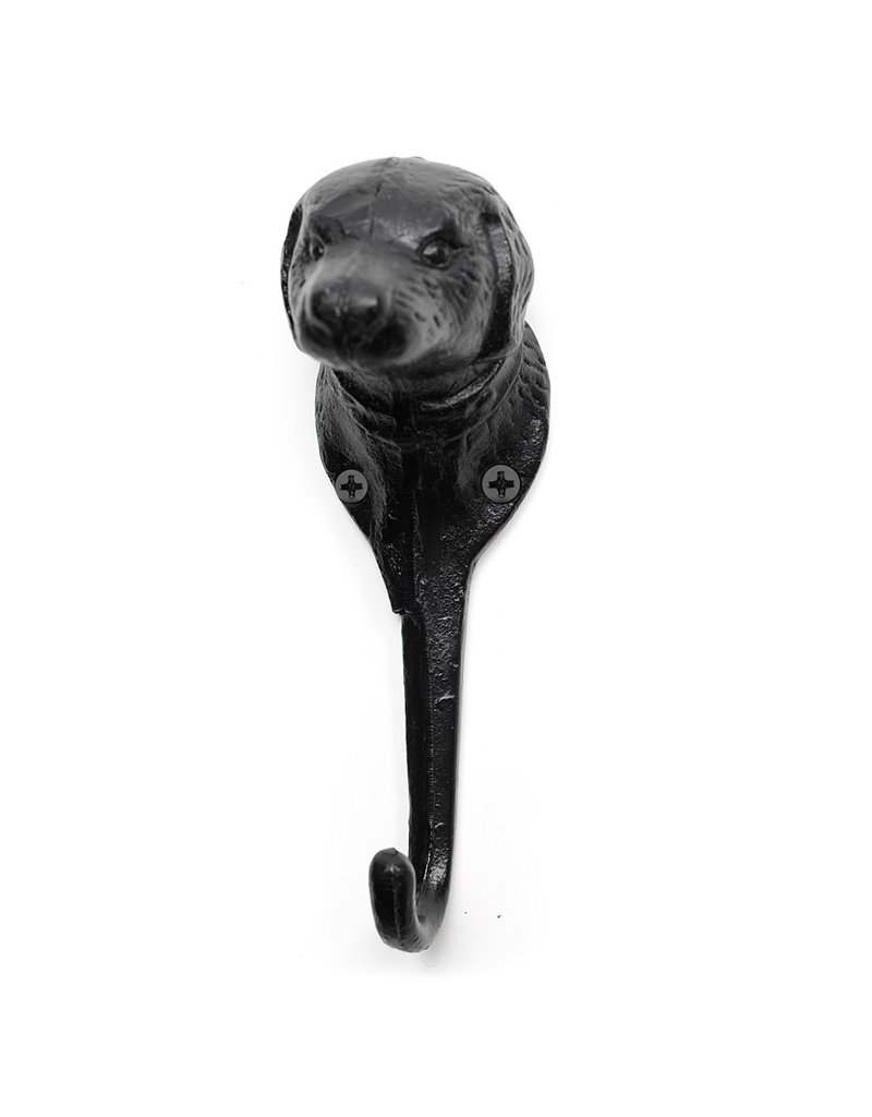Abbott Dog Head Hook-6"H