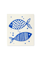 Abbott Blue Fish Dishcloths.Set of 2