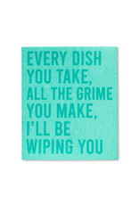 Abbott Funny Text Dishcloths.Set of 2.Every Dish