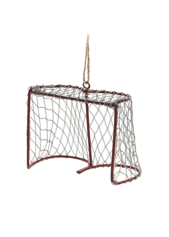 Abbott Goalie Net Ornament-4"L