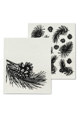 Abbott Abbott-Pinecone & Branches Dish Cloth