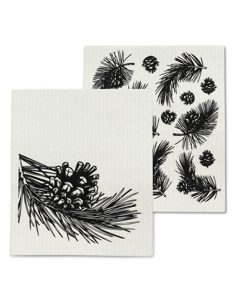 Abbott Abbott-Pinecone & Branches Dish Cloth