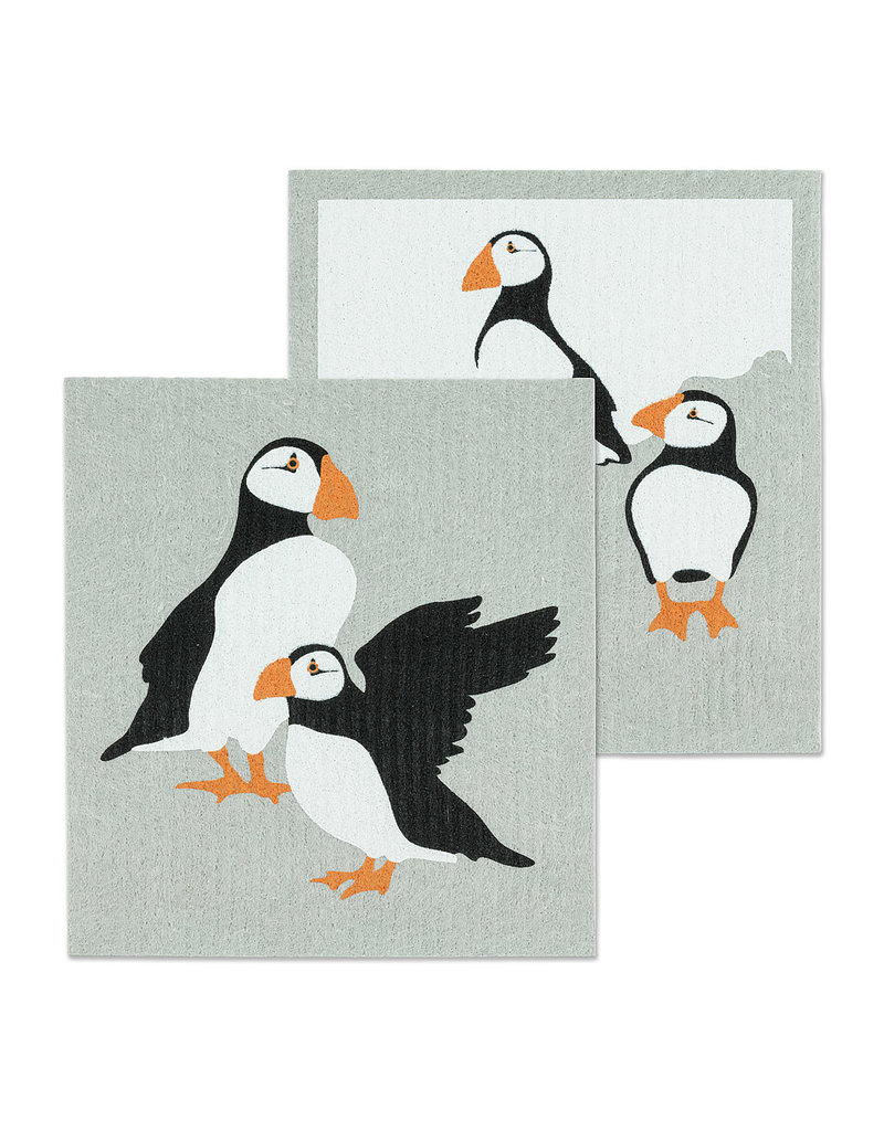 Abbott Puffins Dishcloths/Set of 2