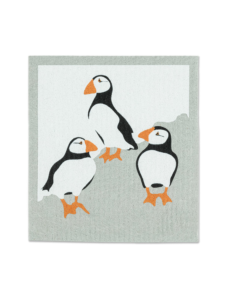 Abbott Puffins Dishcloths/Set of 2