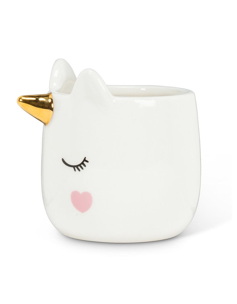 Abbott Abbott-Sleeping Unicorn Planter-S