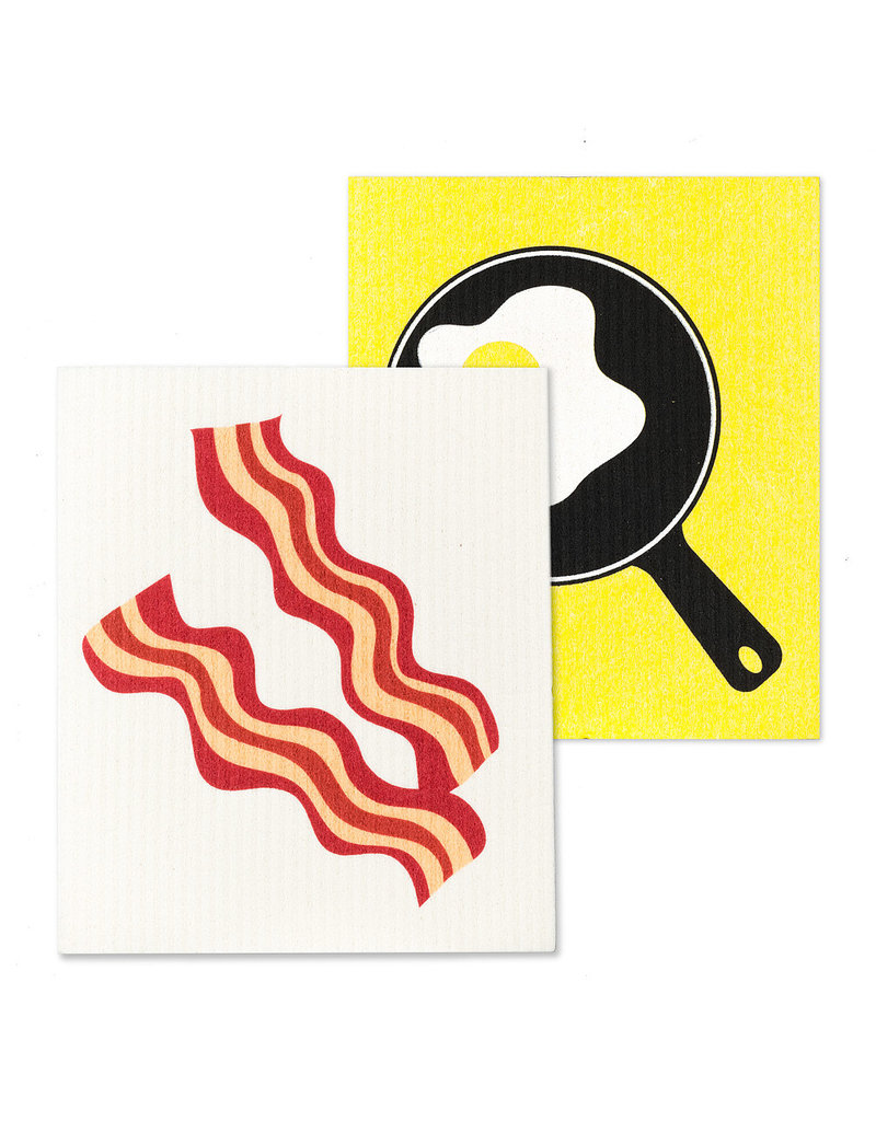 Abbott Abbott-Bacon & Eggs Dishcloths