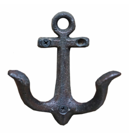 North American Country Home Anchor Hook-Small -Black