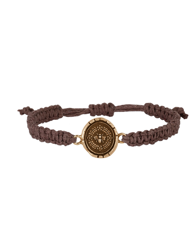 Pyrrha Pyrrha-Honeybee Braided Bracelet