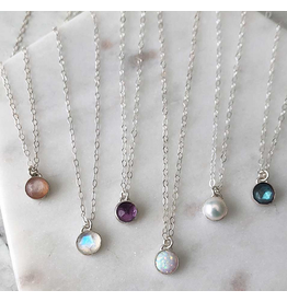 Strut Jewelry Strut-Gemstone Necklace-Sterling Silver