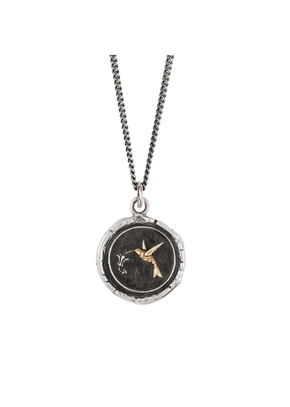 Pyrrha Pyrrha-Hummingbird 14K Gold on Silver