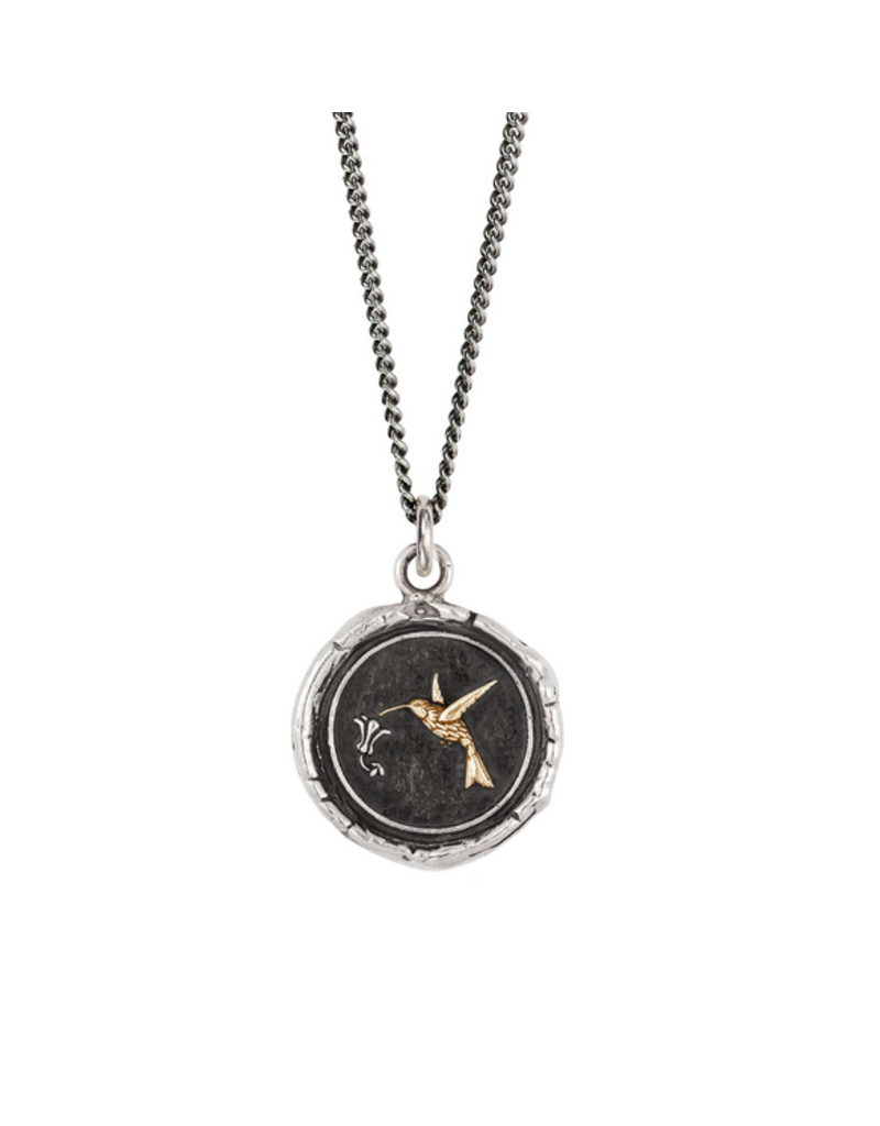 Pyrrha Pyrrha-Hummingbird 14K Gold on Silver