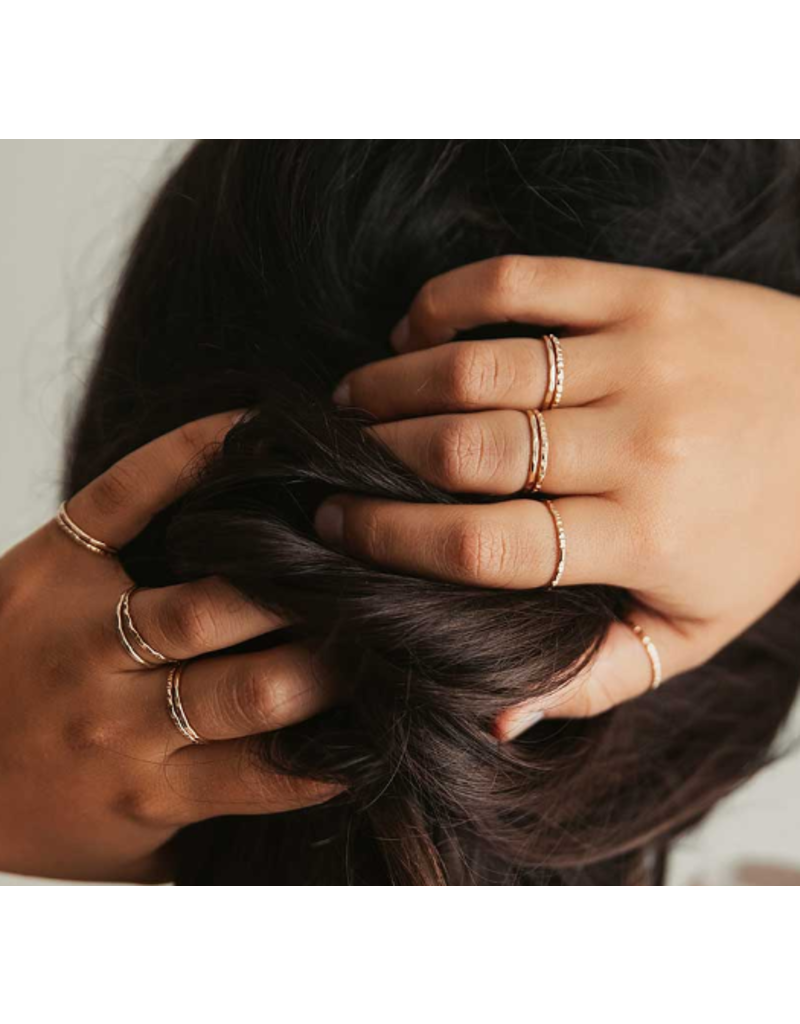 Strut Jewelry Stacking Ring-Gold Fill