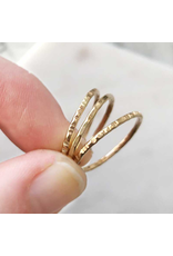 Strut Jewelry Stacking Ring-Gold Fill