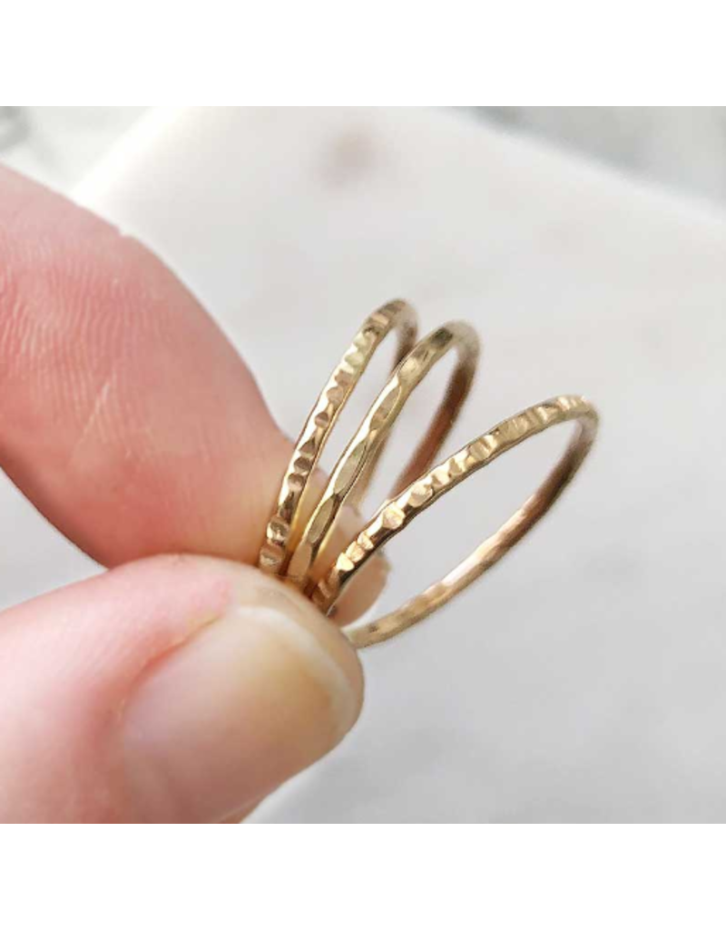 Strut Jewelry Stacking Ring-Gold Fill
