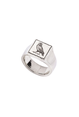 Pyrrha Pyrrha-Owl Square Signet Ring