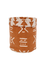 Indaba Trading Inc Fabric Basket-Terracotta