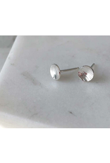 Strut Jewelry Textured Dot Studs-Sterling Silver