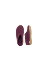 Glerups Glerups-Shoe-Natural Rubber-Cranberry