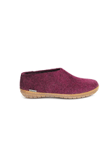 Glerups Glerups-Shoe-Natural Rubber-Cranberry