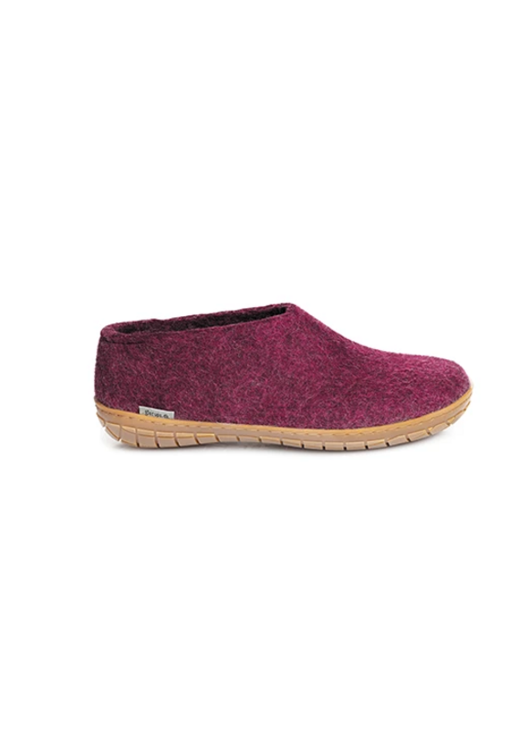 Glerups Glerups-Shoe-Natural Rubber-Cranberry
