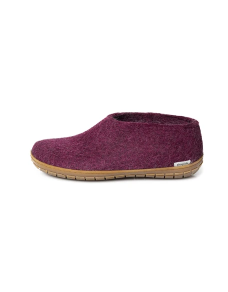 Glerups Glerups-Shoe-Natural Rubber-Cranberry