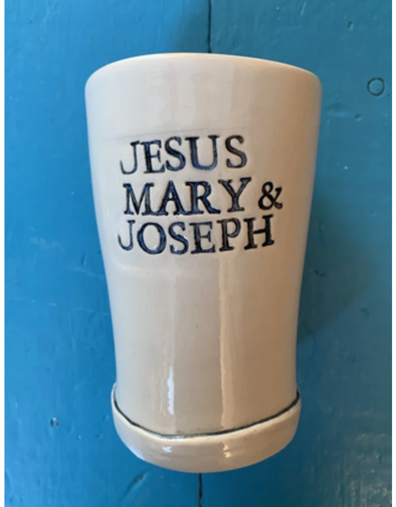 Saucy Pots Jesus Mary and Joseph-14oz