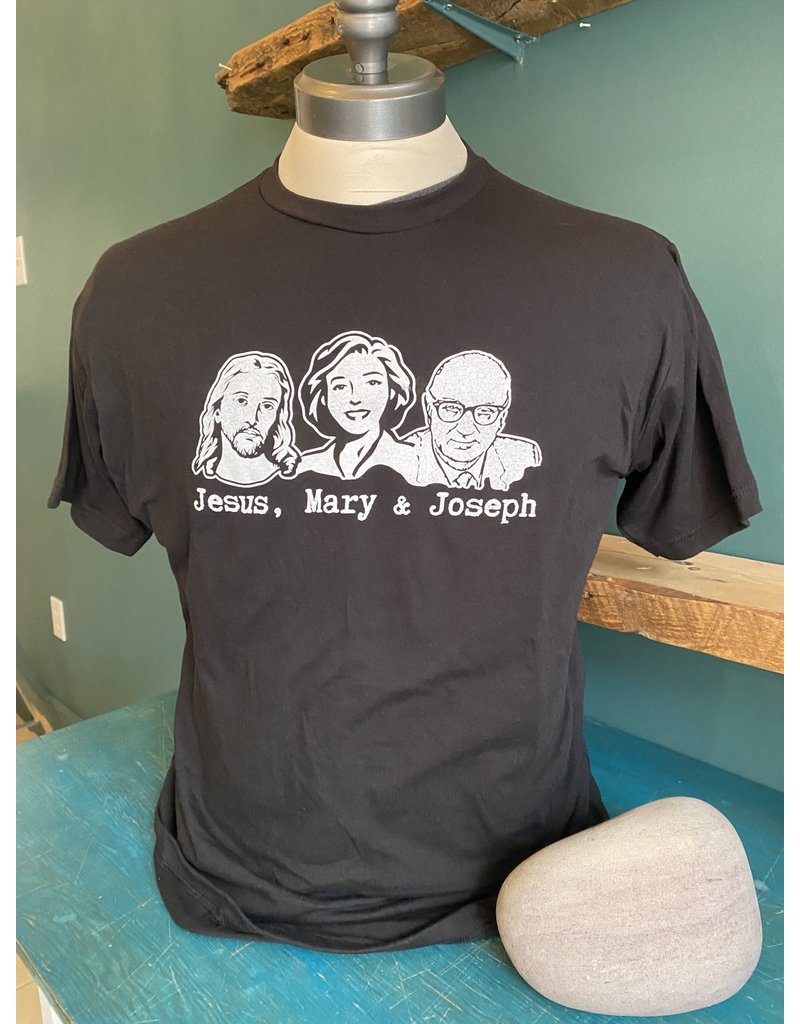 Crooked Arse Creations Jesus, Mary & Joseph-Black