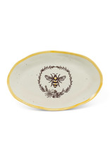 Abbott Bee in Wreath Oval Plate