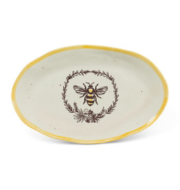 Abbott Bee in Wreath Oval Plate