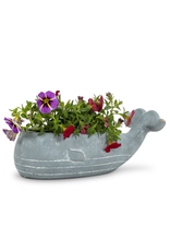 Abbott Whale Planter-8"L