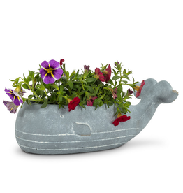 Abbott Whale Planter-8"L