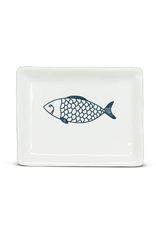 Abbott Small Rectangle Fish Plate-6"L