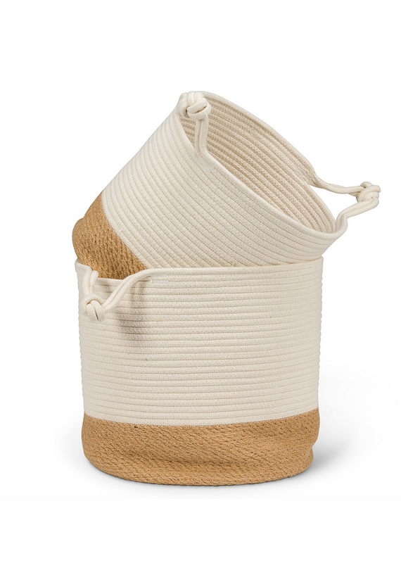 Abbott Rope Handled Basket-Small