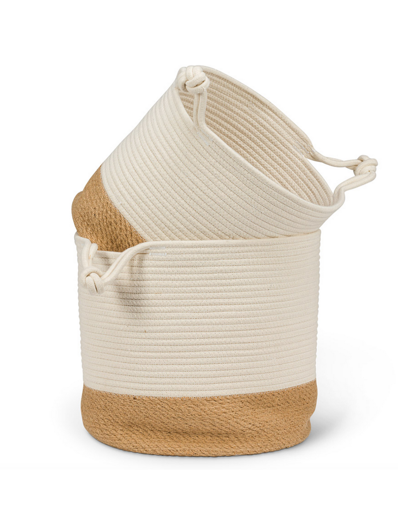 Abbott Rope Handled Basket-Small