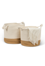 Abbott Rope Handled Basket-Small