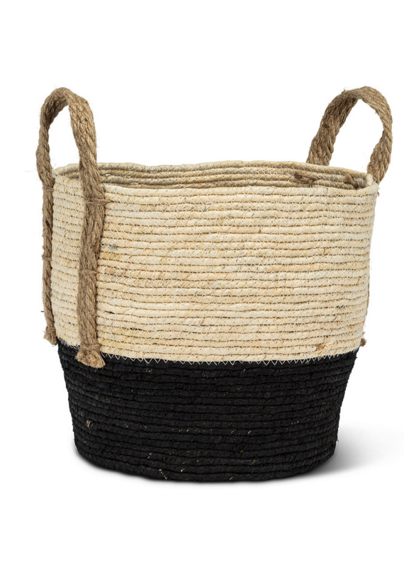 Abbott Round Baskets w/Jute-L