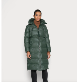 Hunter Boots Hunter-Long Puffer Coat-Artic Moss