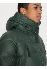 Hunter Boots Hunter-Long Puffer Coat-Artic Moss