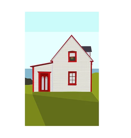 Junk Junk-Saltbox House-One 12x18