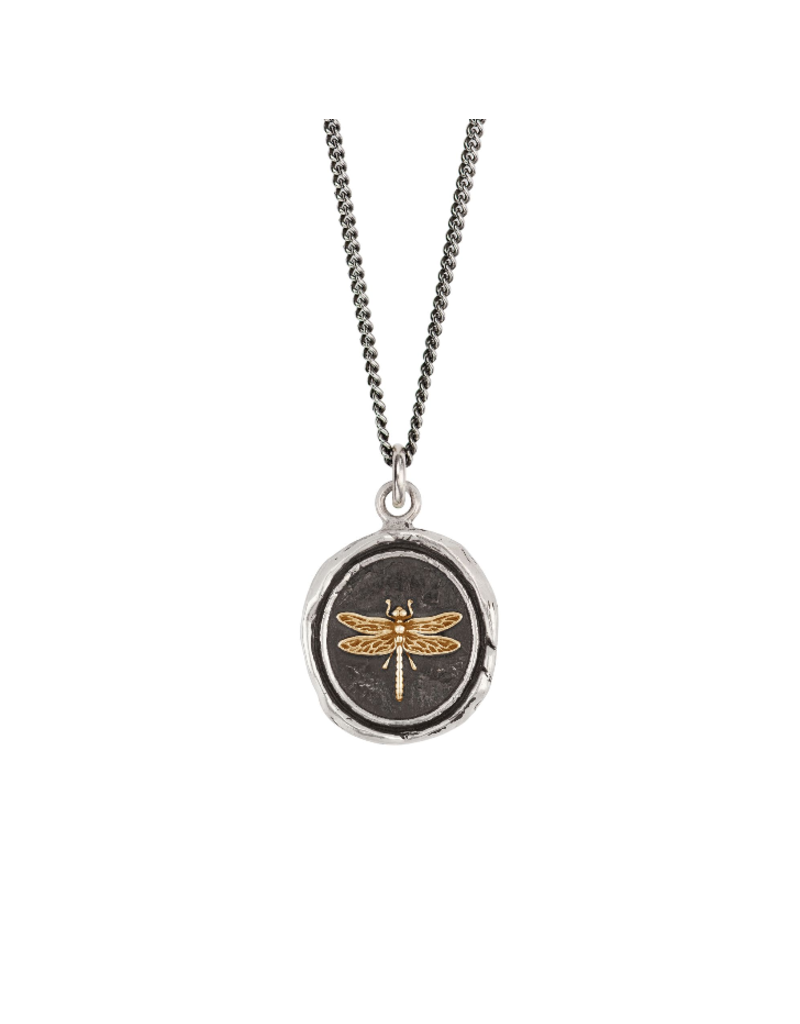 Pyrrha Pyrrha-Dragonfly-14K on Silver